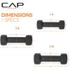 imageCAP Barbell Neoprene Dumbbell Weights Pairs ampamp Sets  Multiple ColorsBlack
