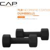 imageCAP Barbell Neoprene Dumbbell Weights Pairs ampamp Sets  Multiple ColorsBlack