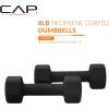 imageCAP Barbell Neoprene Dumbbell Weights Pairs ampamp Sets  Multiple ColorsBlack