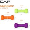 imageCAP Barbell Neoprene Dumbbell Weights Pairs ampamp Sets  Multiple ColorsColors Series