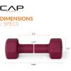 imageCAP Barbell Neoprene Dumbbell Weights Pairs ampamp Sets  Multiple ColorsColors Series