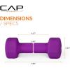 imageCAP Barbell Neoprene Dumbbell Weights Pairs ampamp Sets  Multiple ColorsColors Series