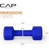 imageCAP Barbell Neoprene Dumbbell Weights Pairs ampamp Sets  Multiple ColorsColors Series