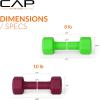 imageCAP Barbell Neoprene Dumbbell Weights Pairs ampamp Sets  Multiple ColorsColors Series