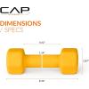 imageCAP Barbell Neoprene Dumbbell Weights Pairs ampamp Sets  Multiple ColorsColors Series