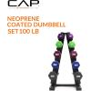 imageCAP Barbell Neoprene Dumbbell Weights Pairs ampamp Sets  Multiple ColorsColors Series
