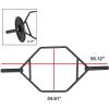 imageCAP Barbell Olympic Trap Bar  Multiple Grip OptionsBlack