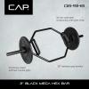 imageCAP Barbell Olympic Trap Bar  Multiple Grip OptionsBlack