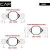 imageCAP Barbell Olympic Trap Bar  Multiple Grip OptionsBlack