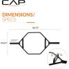 imageCAP Barbell Olympic Trap Bar  Multiple Grip OptionsBlack