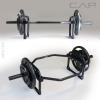 imageCAP Barbell Olympic Trap Bar and Shrug Bar for DeadliftsBlack