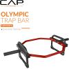 imageCAP Barbell Olympic Trap Bar and Shrug Bar for DeadliftsRed