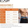 imageCAP Barbell Premium Nylon Weightlifting Belt  Multiple OptionsBlack