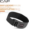 imageCAP Barbell Premium Nylon Weightlifting Belt  Multiple OptionsBlack