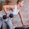 imageCAP Barbell Rubber Coated Dumbbell Weight Set with Vertical Rack  100 lb 150 lb and 210 lb Options100 lb  Set