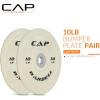 imageCAP Barbell Rubber Olympic Bumper Plate  Multiple OptionsColorsCompetition