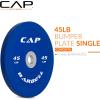 imageCAP Barbell Rubber Olympic Bumper Plate  Multiple OptionsColorsCompetition