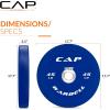 imageCAP Barbell Rubber Olympic Bumper Plate  Multiple OptionsColorsCompetition