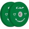 imageCAP Barbell Rubber Olympic Bumper Plate  Multiple OptionsColorsCompetition
