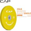 imageCAP Barbell Rubber Olympic Bumper Plate  Multiple OptionsColorsCompetition