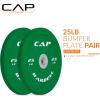 imageCAP Barbell Rubber Olympic Bumper Plate  Multiple OptionsColorsCompetition