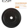 imageCAP Barbell Rubber Olympic Bumper Plate  Multiple OptionsColorsELITE