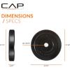 imageCAP Barbell Rubber Olympic Bumper Plate  Multiple OptionsColorsELITE