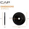imageCAP Barbell Rubber Olympic Bumper Plate  Multiple OptionsColorsELITE