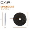 imageCAP Barbell Rubber Olympic Bumper Plate  Multiple OptionsColorsELITE