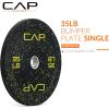 imageCAP Barbell Rubber Olympic Bumper Plate  Multiple OptionsColorsEconomy  Speckled