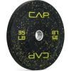 imageCAP Barbell Rubber Olympic Bumper Plate  Multiple OptionsColorsEconomy  Speckled
