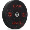imageCAP Barbell Rubber Olympic Bumper Plate  Multiple OptionsColorsEconomy  Speckled