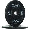 imageCAP Barbell Rubber Olympic Bumper Plate  Multiple OptionsColorsEconomy  Speckled