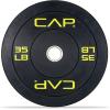 imageCAP Barbell Rubber Olympic Bumper Plate  Multiple OptionsColorsEconomy