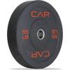 imageCAP Barbell Rubber Olympic Bumper Plate  Multiple OptionsColorsEconomy