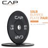 imageCAP Barbell Rubber Olympic Bumper Plate  Multiple OptionsColorsEconomy