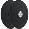 imageCAP Barbell Rubber Olympic Bumper Plate  Multiple OptionsColorsPRO