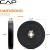 imageCAP Barbell Rubber Olympic Bumper Plate  Multiple OptionsColorsPRO