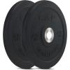 imageCAP Barbell Rubber Olympic Bumper Plate  Multiple OptionsColorsPRO
