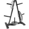 imageCAP Barbell Weight Plate Rack for 1Inch Weight PlatesBlack  Space Saving Astyle 1 Plate Tree