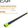 imageCAP Barbell Weighted Workout Bar  520 lb  Multiple Options10 LB  Green