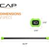 imageCAP Barbell Weighted Workout Bar  520 lb  Multiple Options10 LB  Green