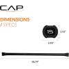 imageCAP Barbell Weighted Workout Bar  520 lb  Multiple Options15 LB  Black