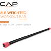 imageCAP Barbell Weighted Workout Bar  520 lb  Multiple Options8 LB  Red