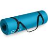 imageCAP Barbell 12Inch High Density Exercise Yoga Mat with Strap  Multiple OptionsTeal