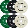 imageCAP Barbell 2Inch Olympic Bumper Plate Weight Set  100370 lbs  Multiple OptionsCOMPETITION