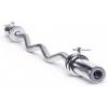 imageCAP Barbell 47Inch Olympic EZ Curl Bar for 2Inch Weight Plates  Multiple OptionsChrome