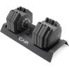 imageCAP Barbell ADJUSTABELL Adjustable 55 lb Hex Dumbbell Weights  Singles ampamp Pairs  Multiple Handle OptionsSingle