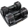 imageCAP Barbell ADJUSTABELL Adjustable Round Dumbbell Weights  Singles ampamp Pairs  125 lb 25 lb ampamp 55 lb  Multiple Handle OptionsPair