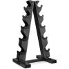 imageCAP Barbell AFrame Dumbbell Weight Rack  Color SeriesCarbon